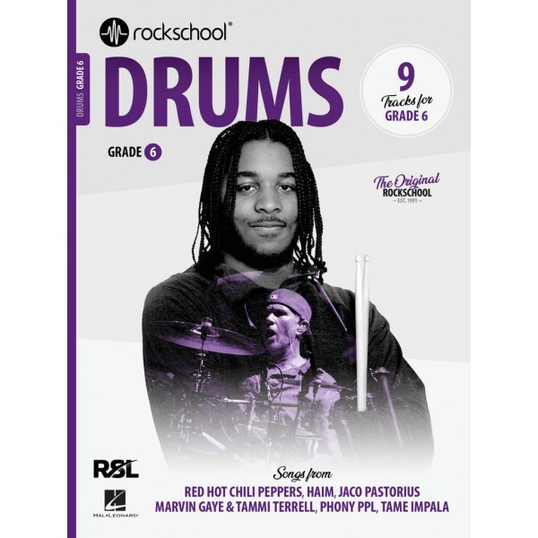 Rockschool Drums Grade 6 2024 (Book/Audio)